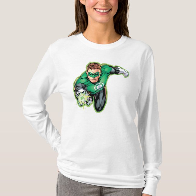 Tecknad Stil - Ring framför Tee Shirt (Framsida)