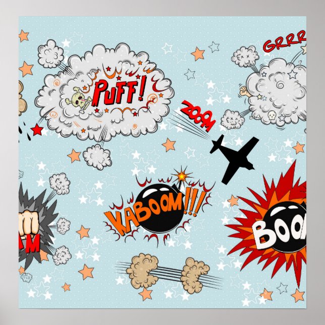 Tecknad Stil Toppen Hero Design Poster (Framsidan)