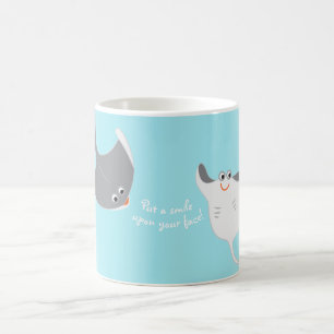 Tecknad Stingrockor Kaffemugg