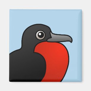 Tecknad storartade Frigatebird Magnet