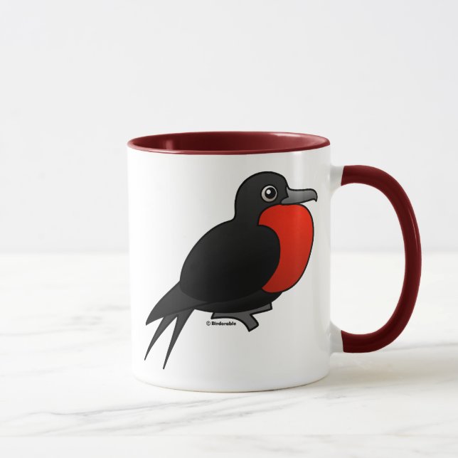 Tecknad storartade Frigatebird Mugg (Höger)
