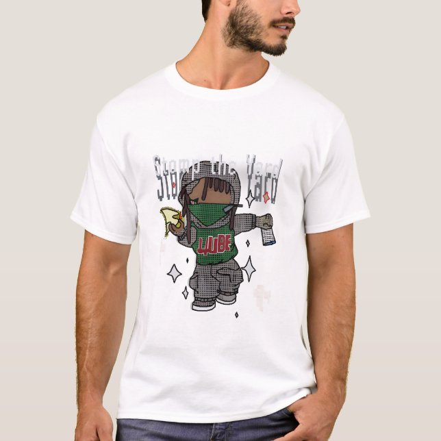 Tecknad Street Hip hop T-Shirt (Framsida)