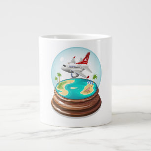 Tecknad Summer Cristal Boll Jumbo Mugg