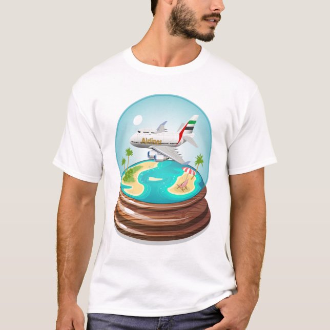 Tecknad Summer Cristal Boll T Shirt (Framsida)