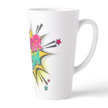 Tecknad Super Mamma Kaffe Mugg