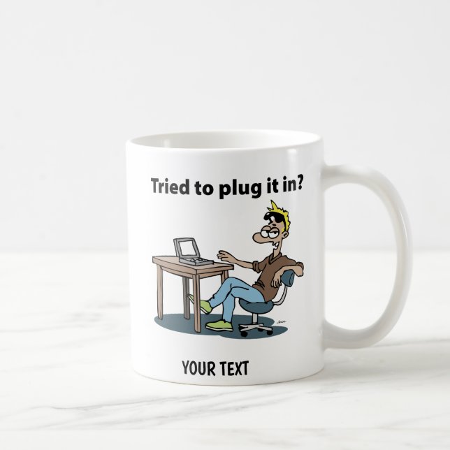 Tecknad supportman kaffemugg (Höger)