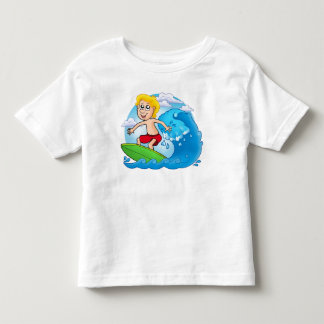 Tecknad_surfing_boy T-shirt