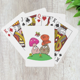 Tecknad Svampar Uppspelningskort Casinokort