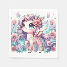 Tecknad Sweet Unicorn Baby Shower