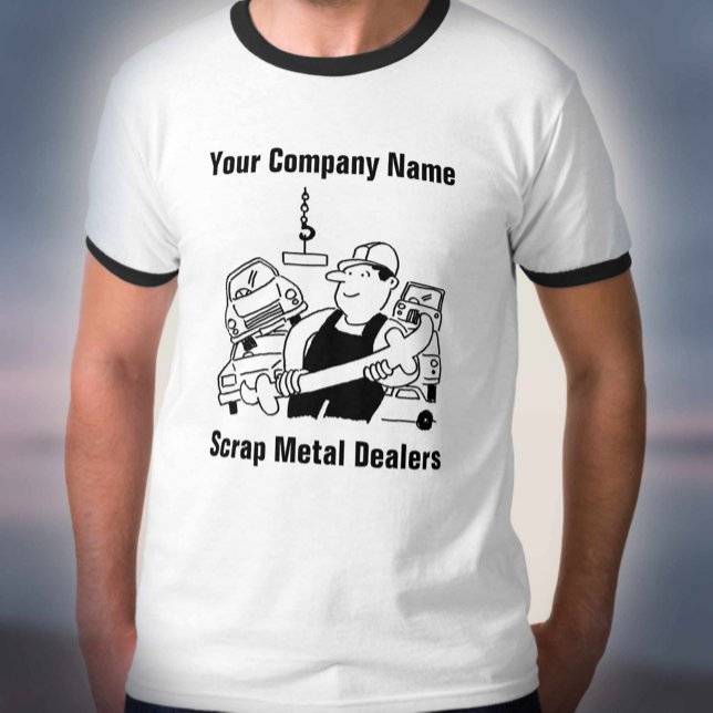 Tecknad T-Shirt för Srap Metall Dealers (Skapare uppladdad)