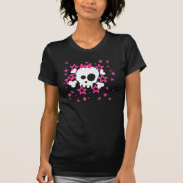 Tecknad T-Shirt för vit flickaktigt