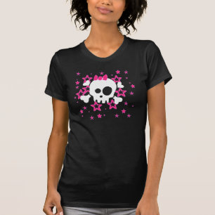 Tecknad T-Shirt för vit flickaktigt