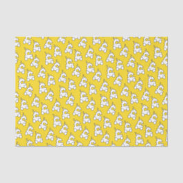 Tecknad Tåg på Gult