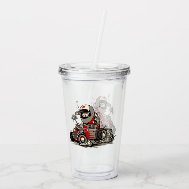 tecknad take away mugg (Baksida)