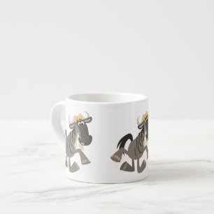 Tecknad Tap Dancing Wildebeest Espresso Mugg Espressomugg