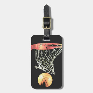 Tecknad Tecknad Basketball Luggage Tag-nummer Bagagebricka