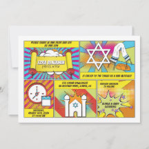 Tecknad Tecknad Bok Pub Mitzvah eller Bat mitzvah