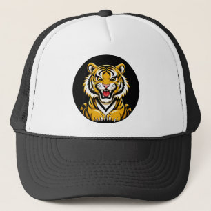 Tecknad tigerillustration keps