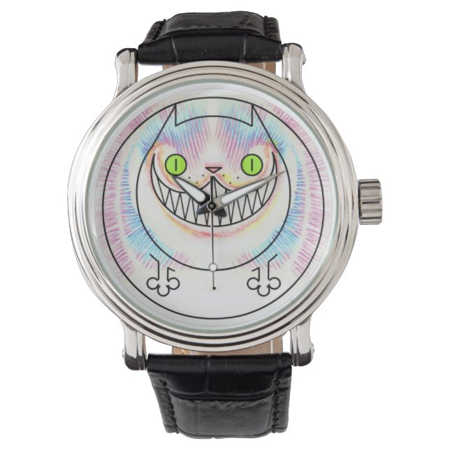 Tecknad Tjock Cat Watch Armbandsur (Framsida)