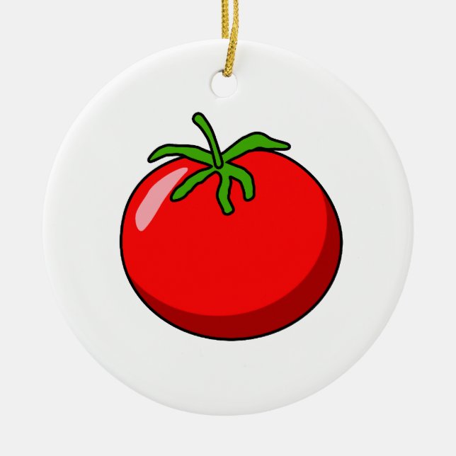 Tecknad Tomato Ornament (Framsidan)