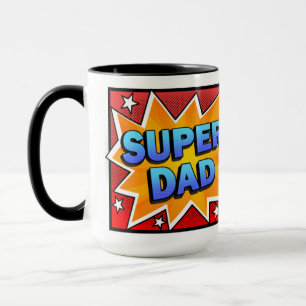 Tecknad Toppen Pappa-foto från barn Mugg