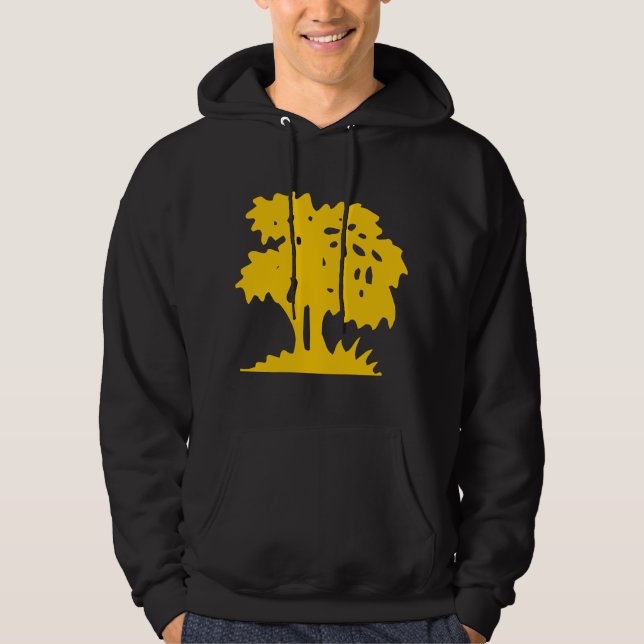 Tecknad Träd - Amber Hoodie (Framsida)