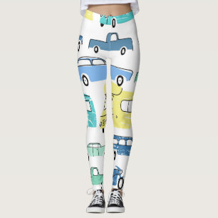 Tecknad Transport: City Kids Roligt. Leggings