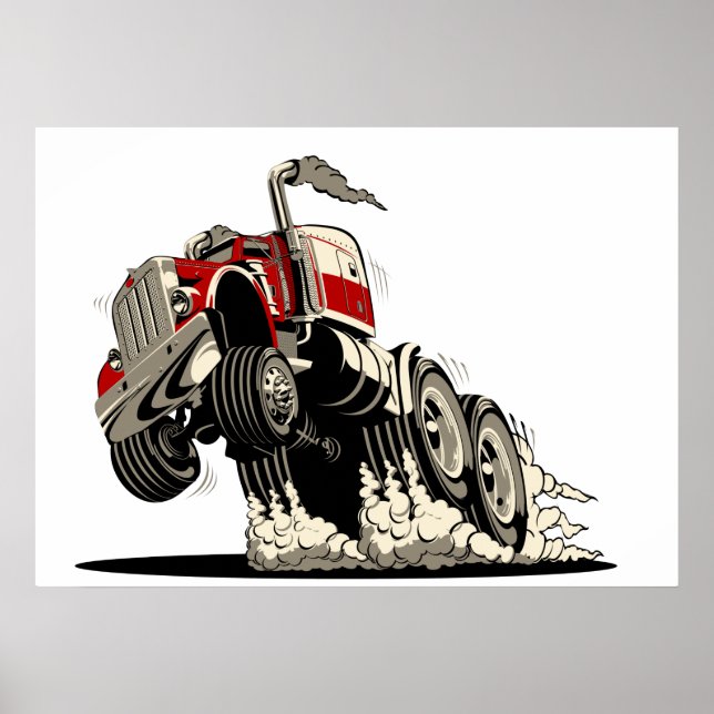 tecknad truxk poster (Framsidan)