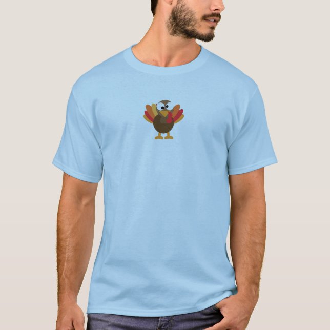Tecknad Turkiet Tee Shirt (Framsida)