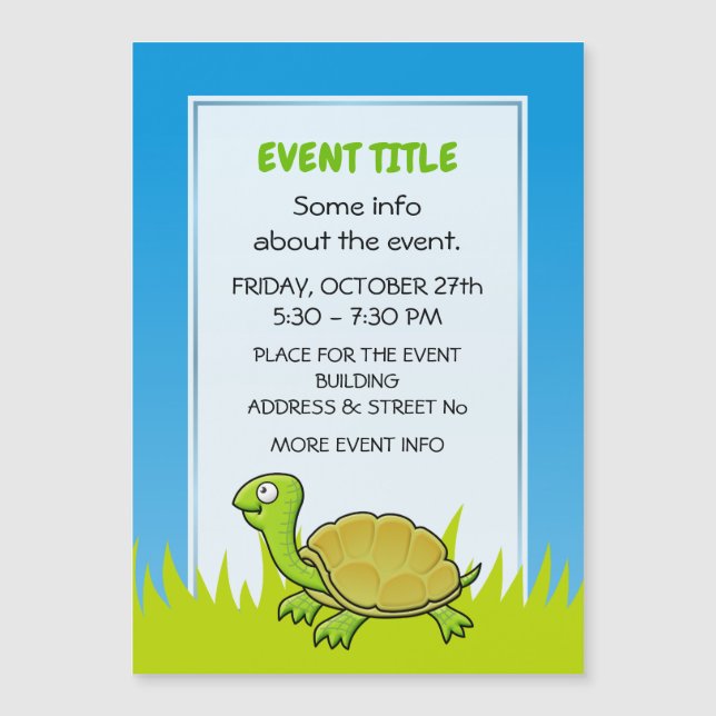 Tecknad Turtle (Framsida)