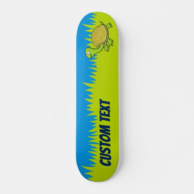 Tecknad Turtle Mini Skateboard Bräda 18,5 Cm (Framsida)