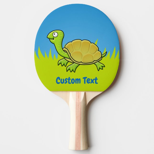 Tecknad Turtle Pingisracket (Framsidan)