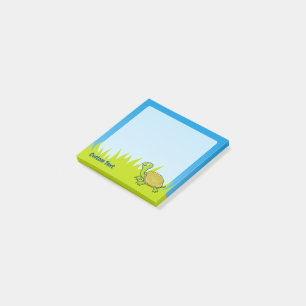 Tecknad Turtle Post-it Block