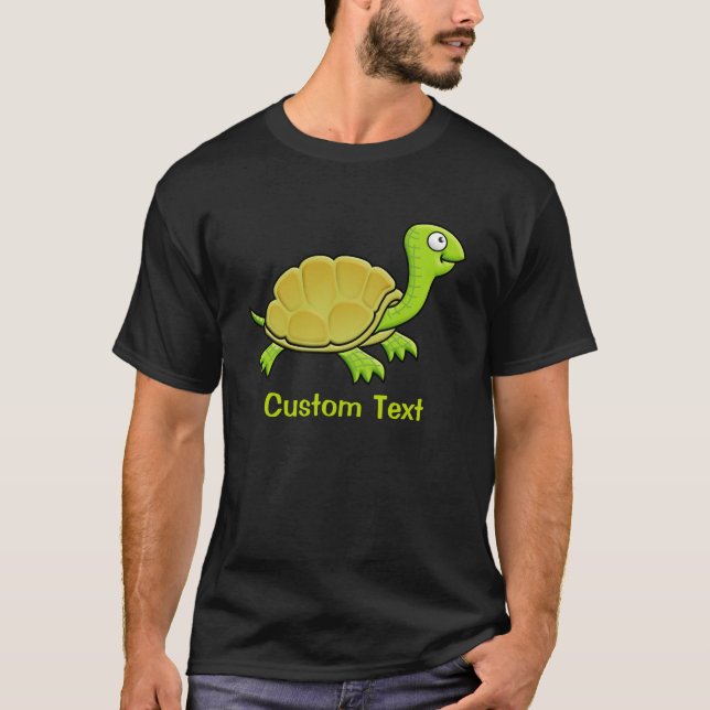 Tecknad Turtle T Shirt (Framsida)