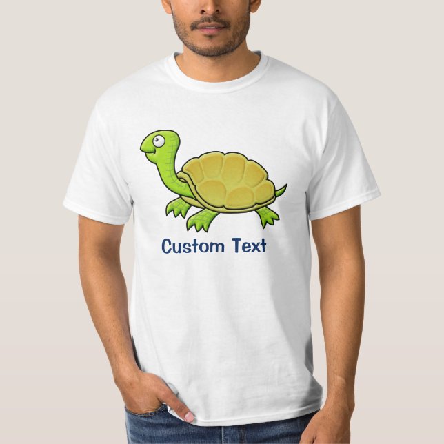 Tecknad Turtle T Shirt (Framsida)