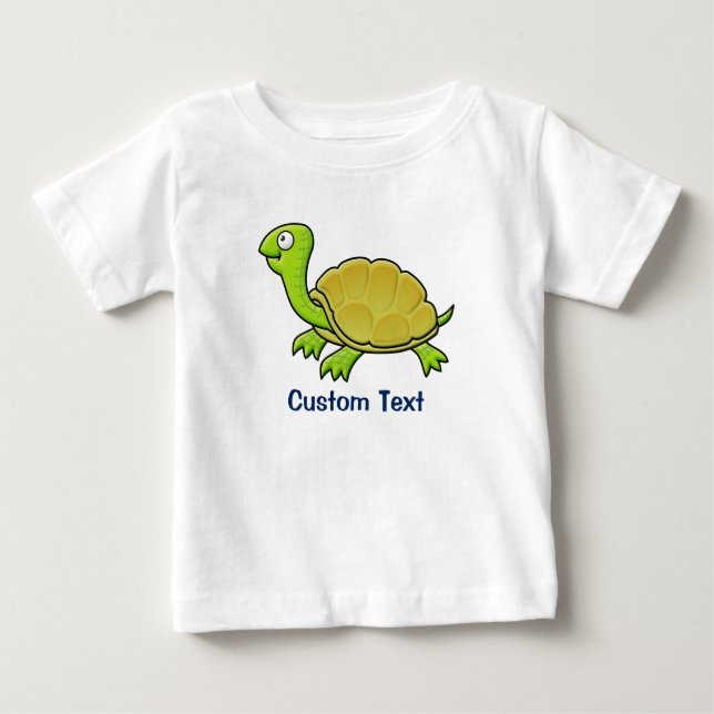 Tecknad Turtle T Shirt (Framsida)