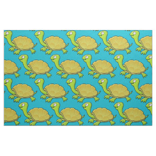 Tecknad Turtle Tyg