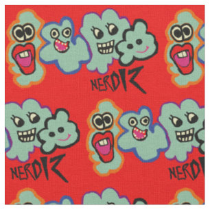 tecknad tyg