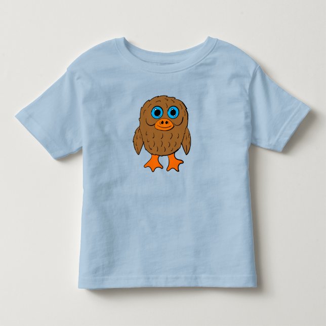 Tecknad uggla t shirt (Framsida)