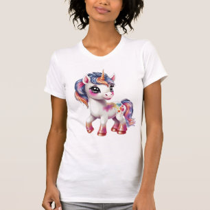 tecknad Unicorn T Shirt