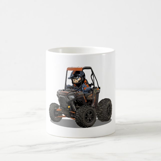 Tecknad UTV terrängfordon Kaffemugg (Center)