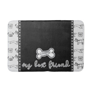 Tecknad Valper Pet Medium Bath Mat Badrumsmatta