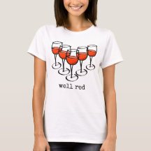 Tecknad Vin Glass well Red Winery Humor