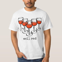 Tecknad Vin Glass well Red Winery Humor