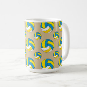Tecknad Volleyball Boll Kaffemugg