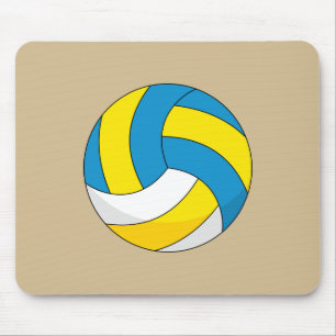 Tecknad Volleyball Boll Musmatta