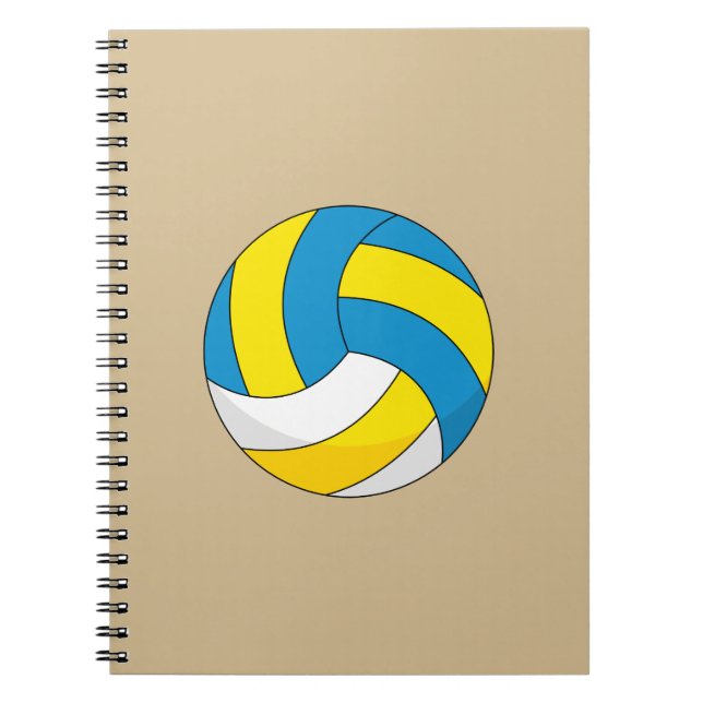 Tecknad volleyboll anteckningsbok (Framsidan)
