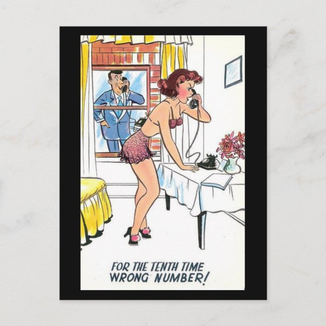 Tecknad vykort (Framsida)