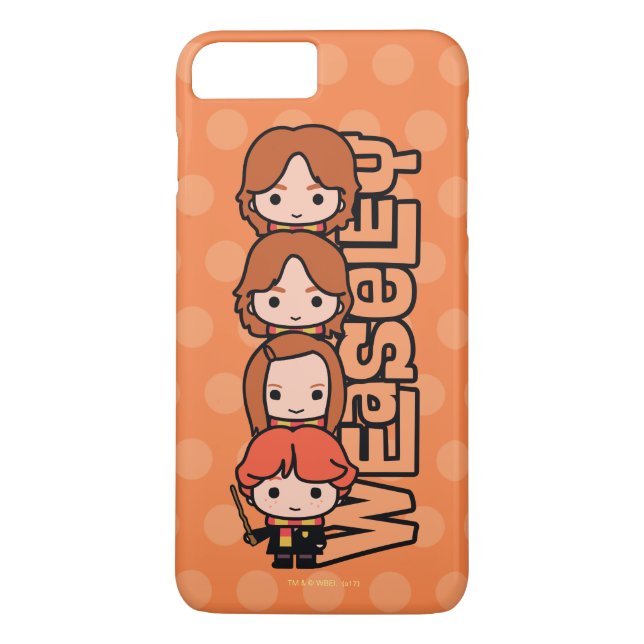 Tecknad Weasley Siblilings Graphic Case-Mate iPhone Skal (Baksida)