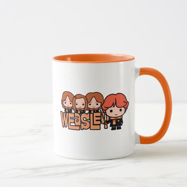Tecknad Weasley Siblilings Graphic Mugg (Höger)